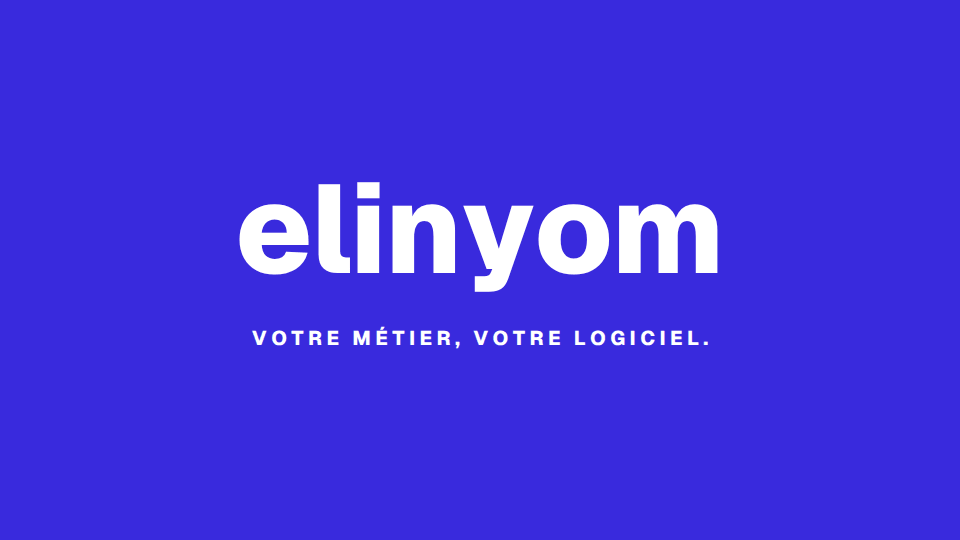 Elinyom : votre métier, votre logiciel — aperçu animé d'un tableau de bord sur mesure