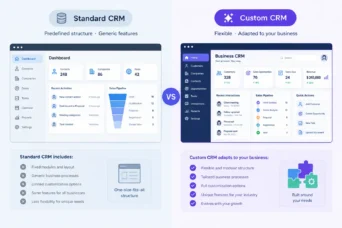 CRM sur etagere ou CRM sur mesure
