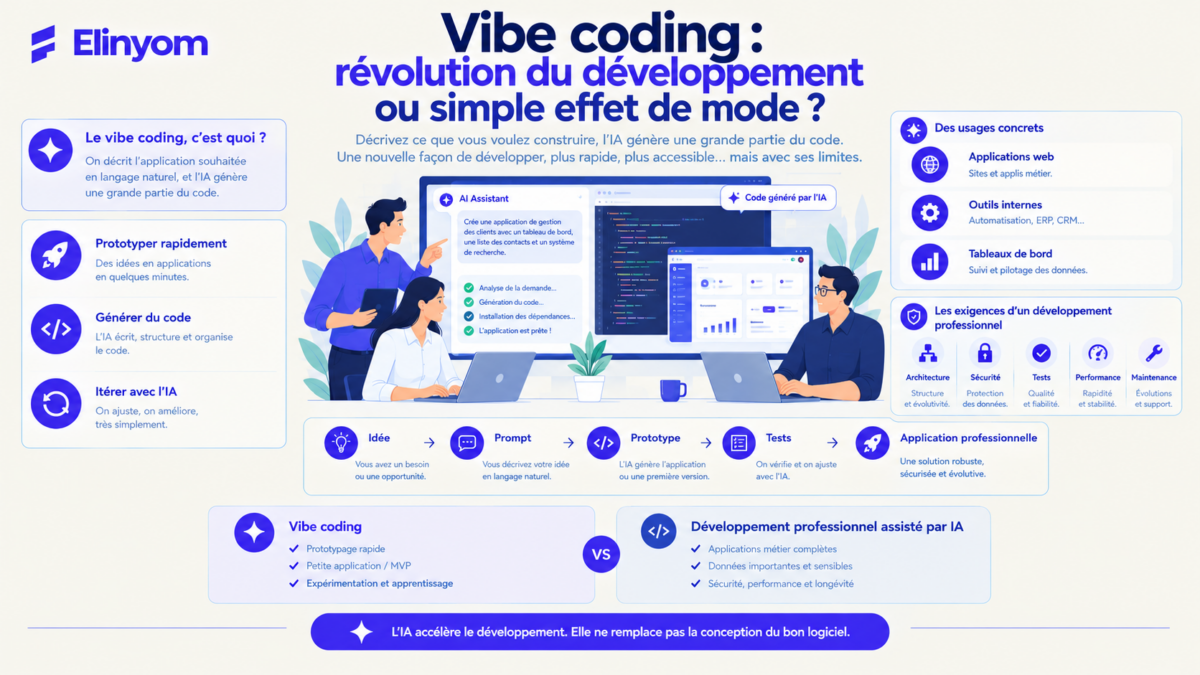 Vibe coding et développement logiciel avec IA