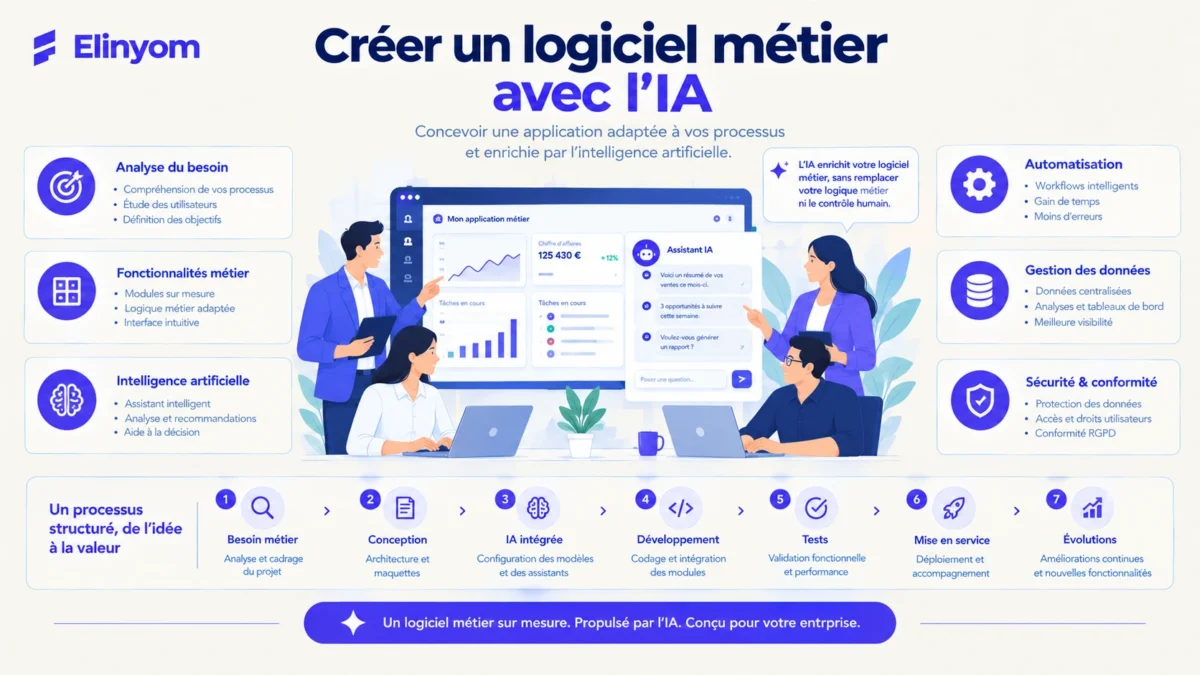 Créer un logiciel métier avec l'intelligence artificielle
