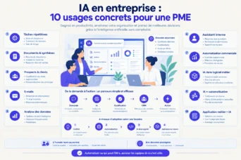 IA en entreprise 10 usages PME
