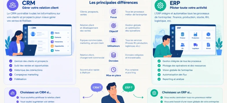CRM ou ERP ? lequel choisir